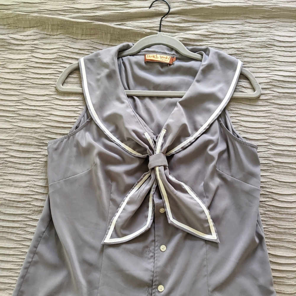 Grey Sailor top